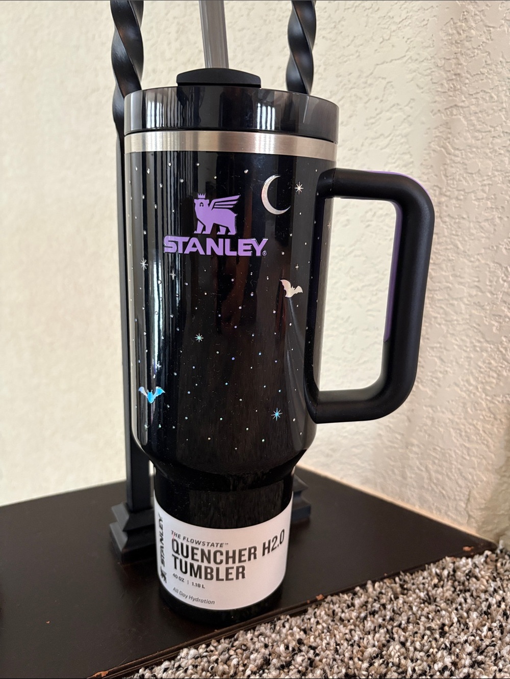 Stanley Black Spellcast 40 oz new tumbler